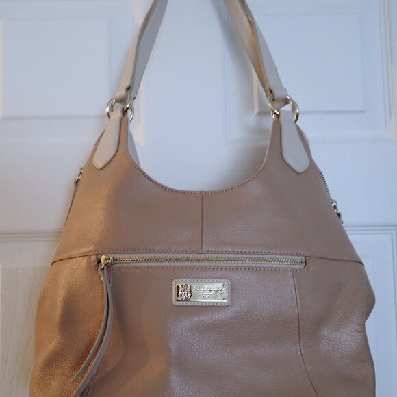 Shariff 1827 Designer Leather & Sunflower Embroidered Shoulder Bag - Picture 4 of 13